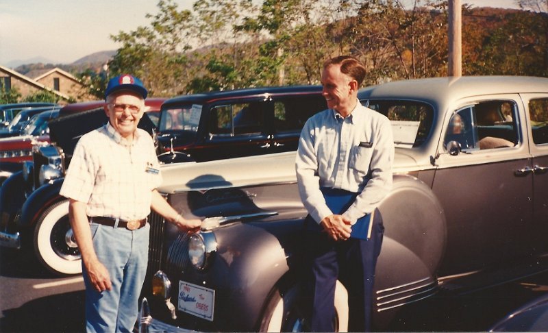 SCAN0442-001.JPG - Donroy Ober and Tom Brooks with Donroy's '41 Packard