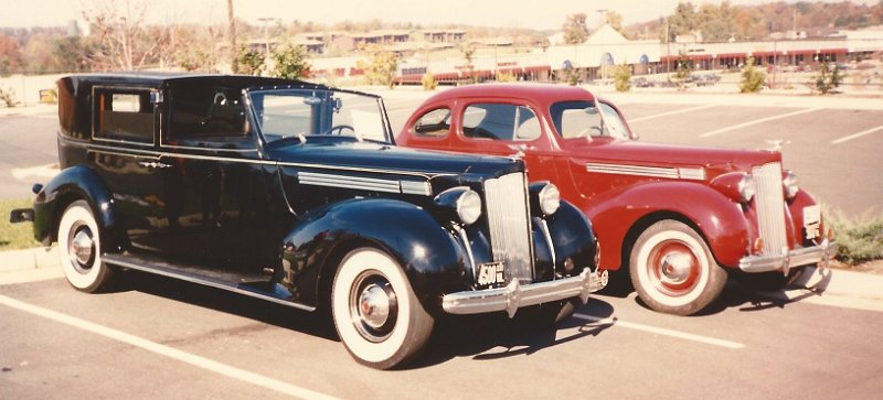 SCAN0463.JPG - Bill Pettit's '38 Town Car and Henry Sharp's '38 Club Coupe