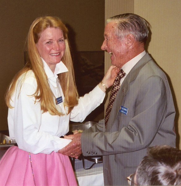 img365-001.JPG - Lynn Rogerson presents a Preservation chip to Carl Berrier