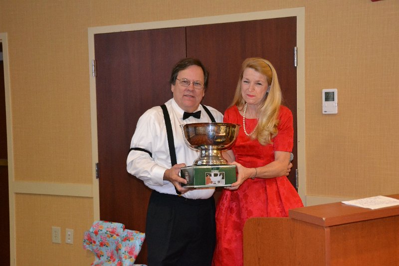 DSC_0124.JPG - The Diffee Award is present by Lynn Rogerson to Kathy and George Duke.