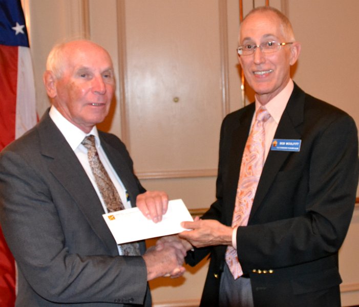 DSC_0158.JPG - Blair Hildebrand receives the Long Distance Post-War Award