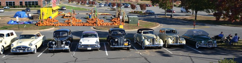 DSC_0106.JPG - ODPC Packards in the parking lot of our host hotel