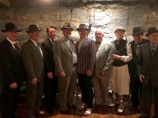 IMG_2838.JPG - Jim Ridenour, Richard Obenschain, Mark Hubbard, Craig Coulombe, Barry Lowe, Miles White, Bill Wilcox, George Duke, Jim Owen - Lynn Rogerson photo
