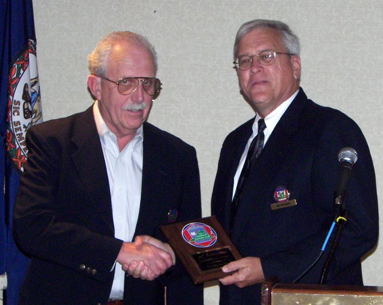 100_3944.jpg - John Duester gets the Pre-War Long Distance Award