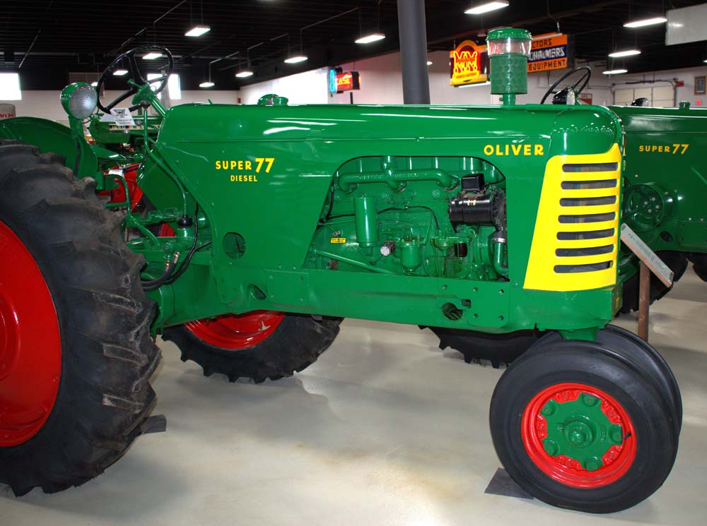 51.jpg - One of many, many John Deere tractors in the Keystone Museum.  All tractors and trucks are in restored condition.