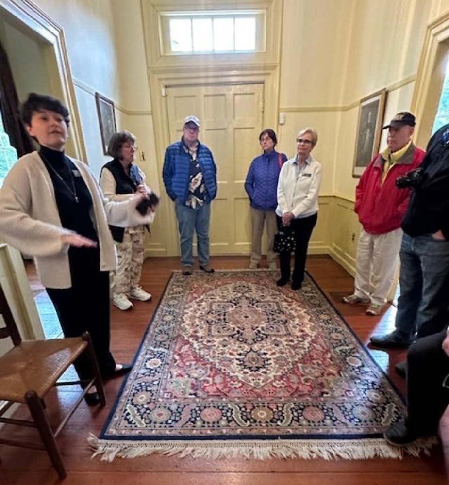 81.jpg - Members toured Weston Manor in Hopewell.  The house built on the Appomattox River in 1789.